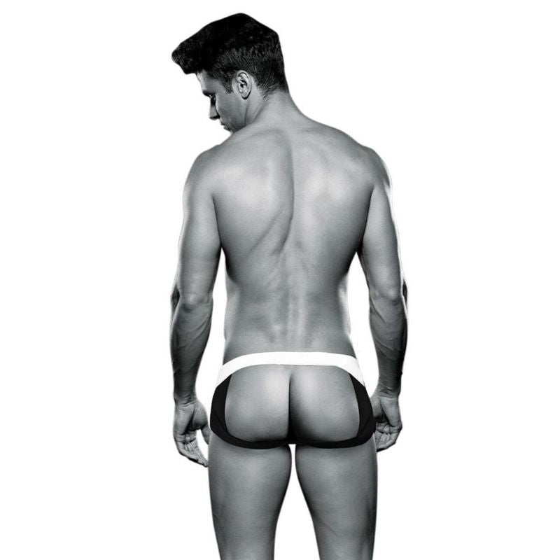 Bulge Jock White-BLE102-WHT-S/M