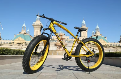 Fat Tyre Mountain Bikes - 7 Speed Unisex