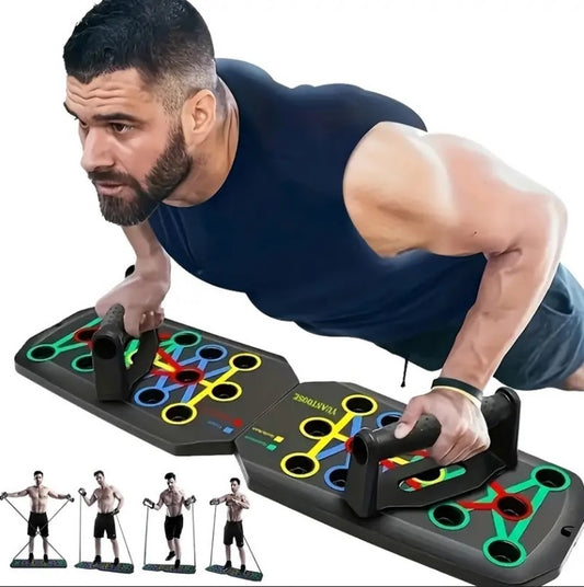 Multifunctional 30-Hole Push-Up Board for Core & Ab Workouts