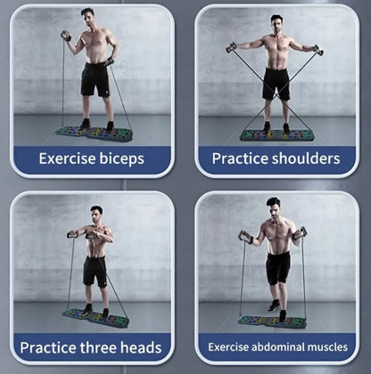 Multifunctional 30-Hole Push-Up Board for Core & Ab Workouts