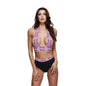 Strappy Princess Logo Elastic Booty Short Set 2 Pc-LC-83-O/S