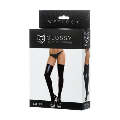 Glossy Wetlook Stockings Lotis-955011-XL