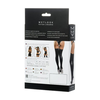 Glossy Wetlook Stockings Lotis-955011-XL