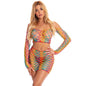 Pot of Gold 2 Pc Skirt Set Rainbow-23077-RNBW-O/S