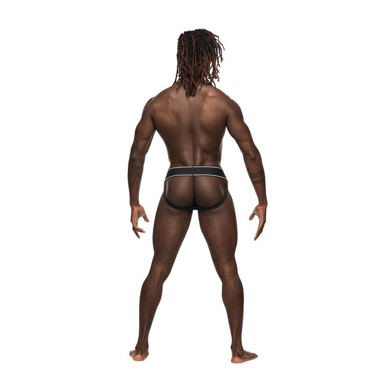 Male Power Modal Rib Jock White-390-275-WHT-S/M