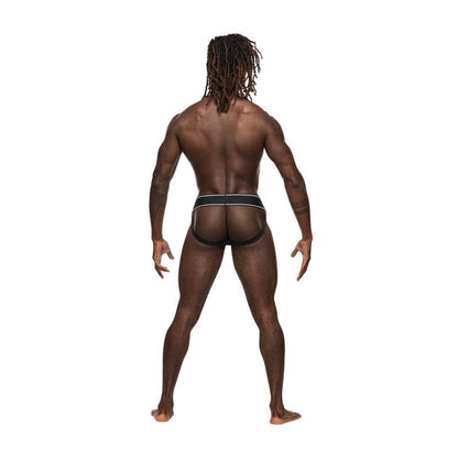 Male Power Modal Rib Jock White-390-275-WHT-S/M