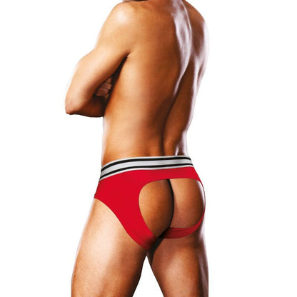 Prowler Open Back Brief White/Red-PR002-WHT/RED-S