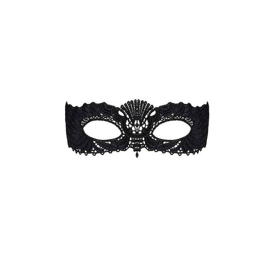 A700 Black Mask with Ribbon Tie-2776-BLK-O/S