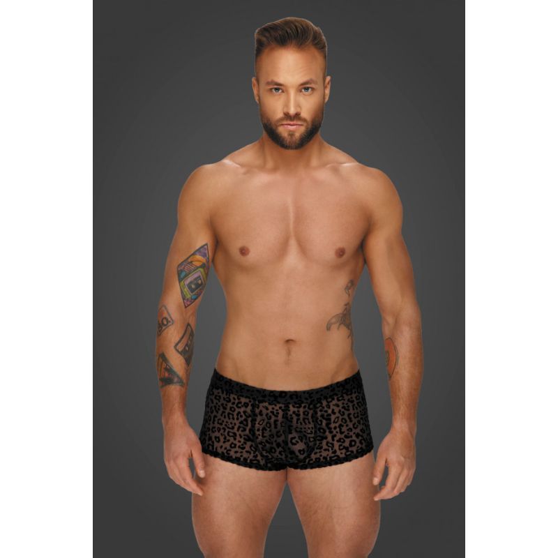 Leopard Flock Short Shorts-H072.00001