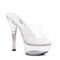 Slip On Sandal Clear 6in-601-VANITY-CLR-7