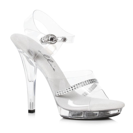 Clear Rhinestone Sandal 5in-M-JEWEL-CLR-7