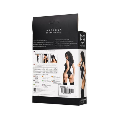 Glossy Adriana Bodysuit-955041-BLK-M