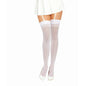 Dreamgirl Back Seam Sheer Thigh High Stockings White-0007-WHT-O/S