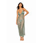 Dreamgirl Long Chemise w G-String Sage-13230-SAGE-S