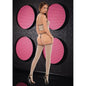 Crop Top G-String w Thigh Highs 3 Pc Set Grey-LC-107-GRY-O/S