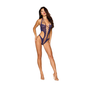 Dreamgirl Teddy Side Cut Out Rhinestone Eclipse-13679-ECLPS-O/S
