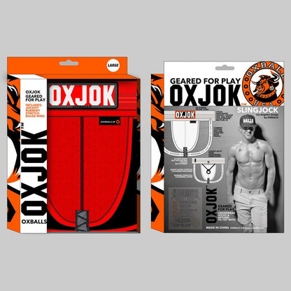 Oxballs Slingjock Upthrust Slider-Strap Jock Red Hot-JOK-1000-RED-S