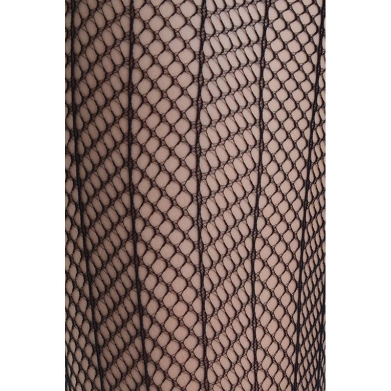 Sensual Arrow Mesh Tights Black-828DY716-BLK