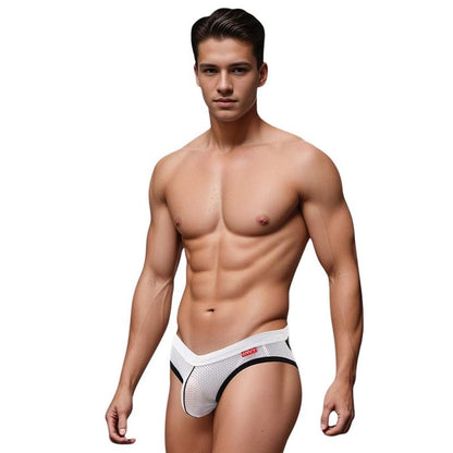 Envy Sport Mesh Jock White-BLE110-WHT-S/M