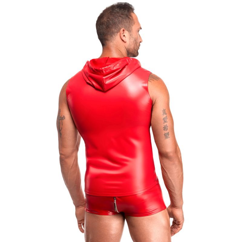 Red Ignite Hooded Vest-H096.00001