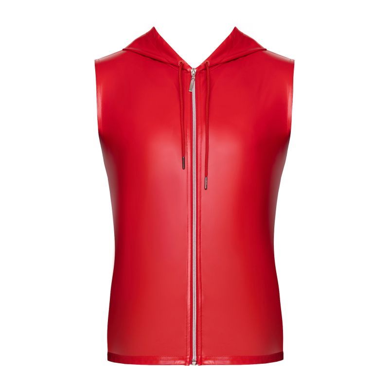 Red Ignite Hooded Vest-H096.00001