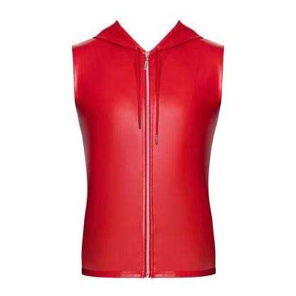Red Ignite Hooded Vest-H096.00001