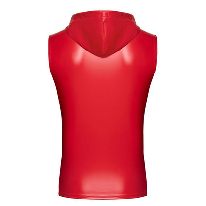 Red Ignite Hooded Vest-H096.00001