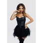 Glossy Elisia Noir Wetlook Dress-955061-XL