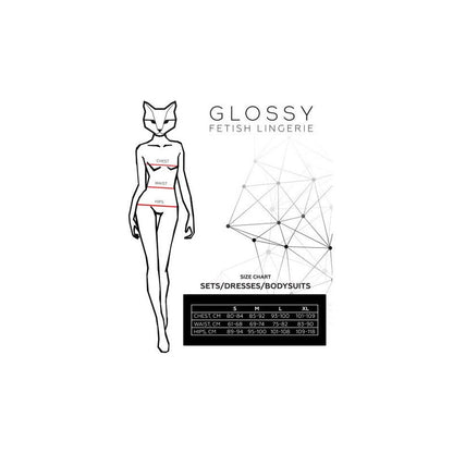 Glossy Marisa Noir Wetlook Dress-955064-XL