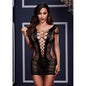 Baci White Label Corset Front Lace Mini Dress - Black - Black - One Size-BLW3126