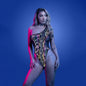 GLOW Luminescent Flash Teddy ML - Black Reflective Teddy - M/L Size-GL2543-ML-B