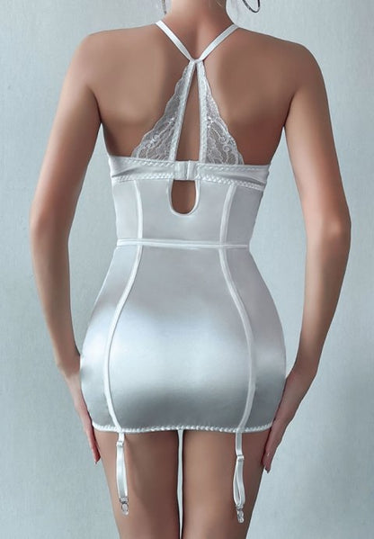 Want To Be Yours Lace Chemise-DNKB9002A-W