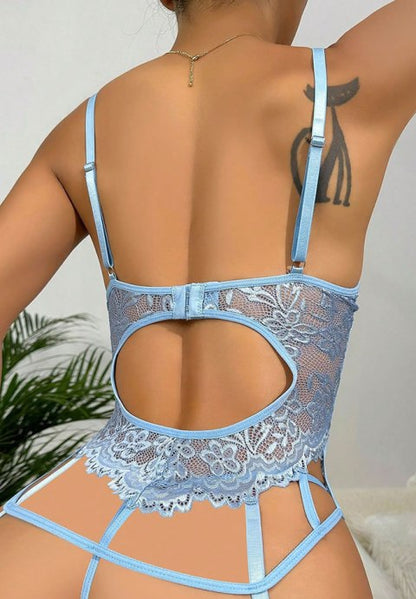 Key To Buried Treasure Bustier 3 Piece Set-ALX10160-LB
