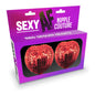 Sexy AF - Nipple Couture Red Hearts - Red Sequin Reuseable Nipple Pasties-LGNV.203