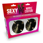 Sexy AF - Nipple Couture Black Studded - Black Studded Reuseable Nipple Pasties-LGNV.210
