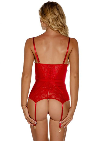 Lucky Lady Bustier Set-XY8204