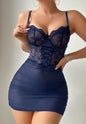 Romantic Attraction Lace Babydoll-AF2409019-BL