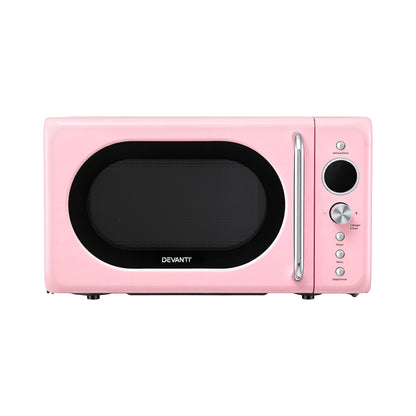 Devanti 20L Microwave Oven 700W Pink