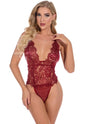 Eyes On Me Lace Teddy-XY8526G