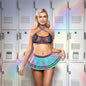 PLAY READ LETS GLOW - ML - Reflective Cheerleader Costume Set - M/L Size-PL2517-ML-B