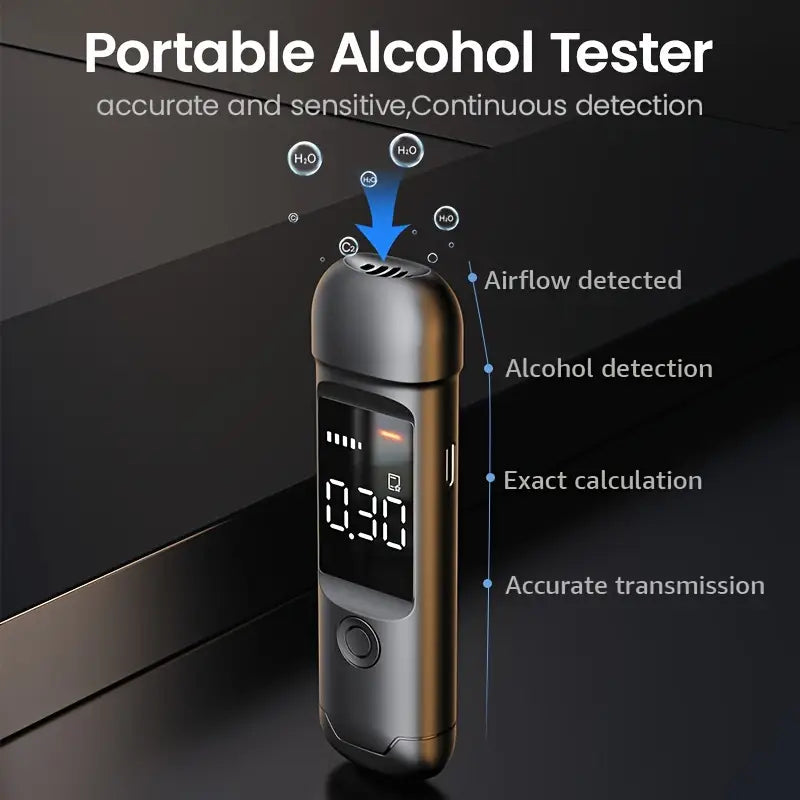 Pocket-Sized Digital Breathalyzer