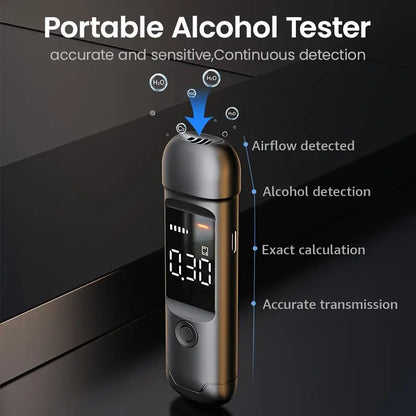Pocket-Sized Digital Breathalyzer