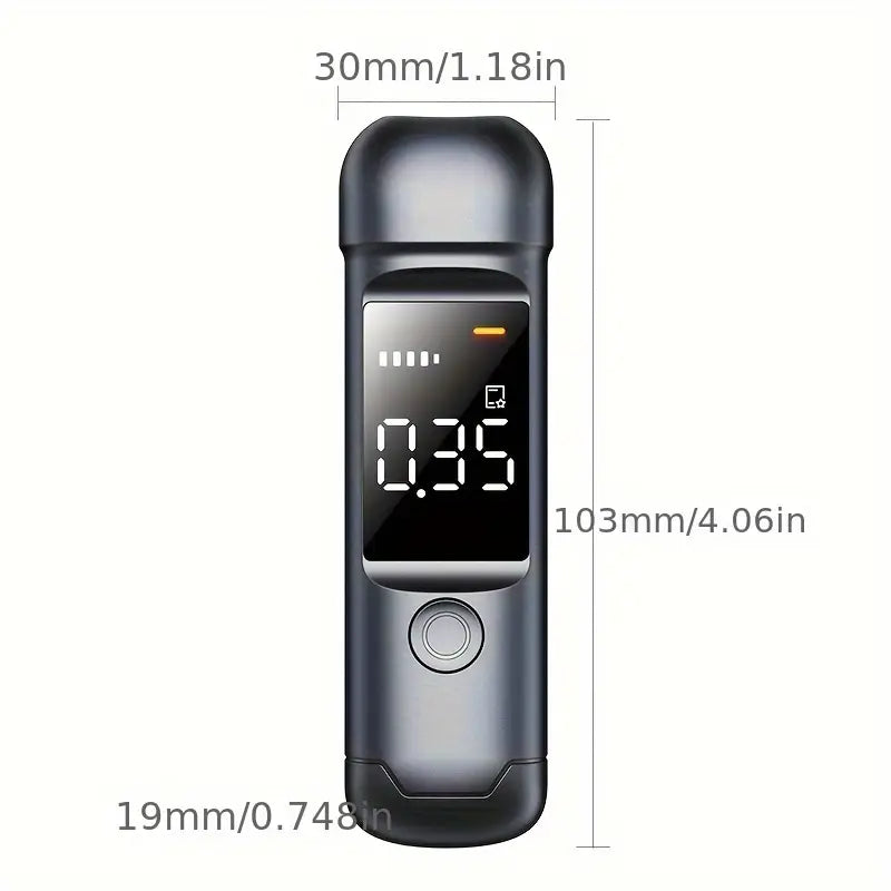 Pocket-Sized Digital Breathalyzer