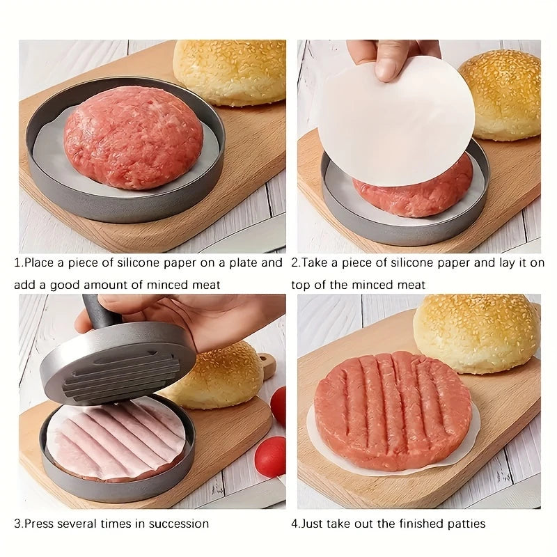 Premium Metal Burger Press 