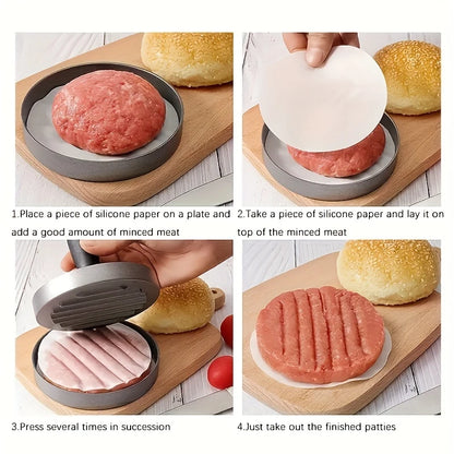 Premium Metal Burger Press 
