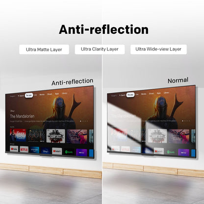 SKYWORTH 75X6600H QD-Mini LED 4K Smart TV, Matte Anti-Glare Display, 120Hz Turbo Mode, AI 4K Upscaling, AI Color Enhancement，Google TV, Dolby Atmos+Dolby Vision, 30W Speakers，HDMI2.1