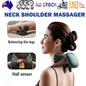 Neck Shoulder Massager, Electric Heated Kneading Back Massager Pain Relief