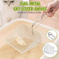 1-Piece Metal Cat Litter Scoop