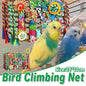 1-Piece Multicolour Bird Cage Climbing Net Toy, 28 x 21 cm