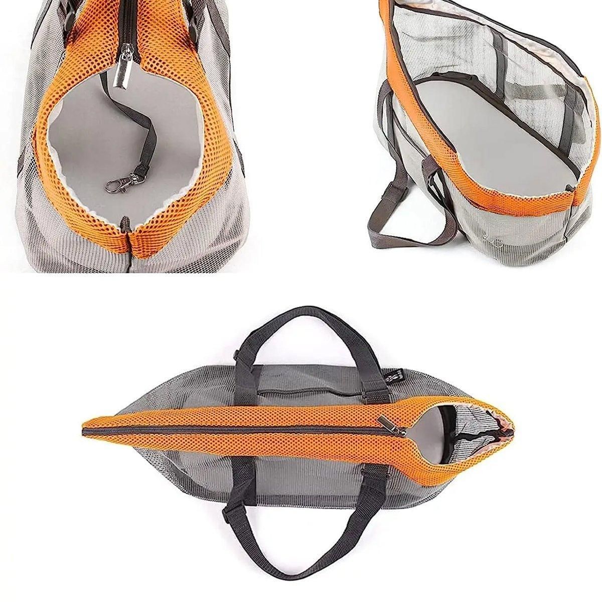 Mesh Dogs Carrying Bag Large Capacity Breathable Outdoor Travel Pet Carrier Bag
